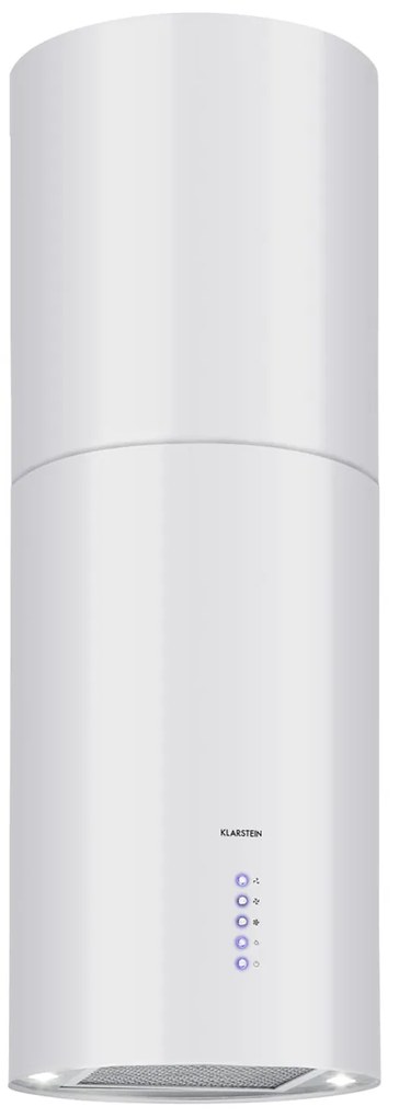 Klarstein Beretta, абсорбатор, Ø35 см, рециркулация, 650m³ / h, LED, бял