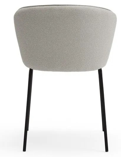 Светлосиви тапицирани трапезни столове в комплект 2 бр. Add – Teulat