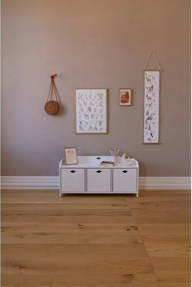 Бял детски скрин 99,5x37,5x32 cm Luca – Cam Cam Copenhagen