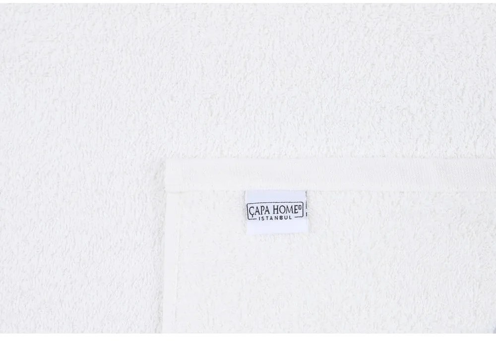 Бели памучни кърпи и хавлии за баня в комплект от 4 броя Linda - Foutastic