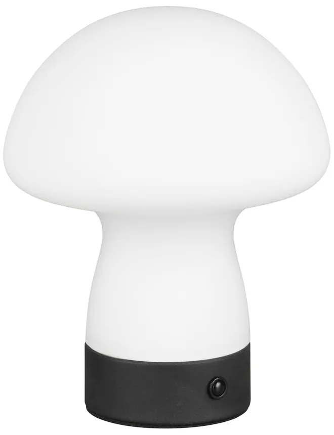 LED настолна лампа в матово бял цвят със стъклен абажур (височина 18 cm) Dooley – Reality