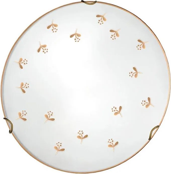 Kolarz 731.11.4.160 - Стенен аплик NONNA 1xE27/60W/230V Ø 30 см, флорален дизайн, розово злато