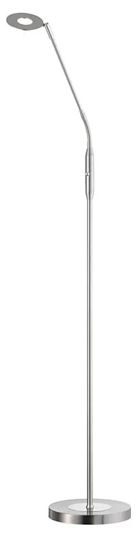 LED затъмняваща се подова лампа в сребрист цвят (височина 150 cm) Dent – Fischer & Honsel