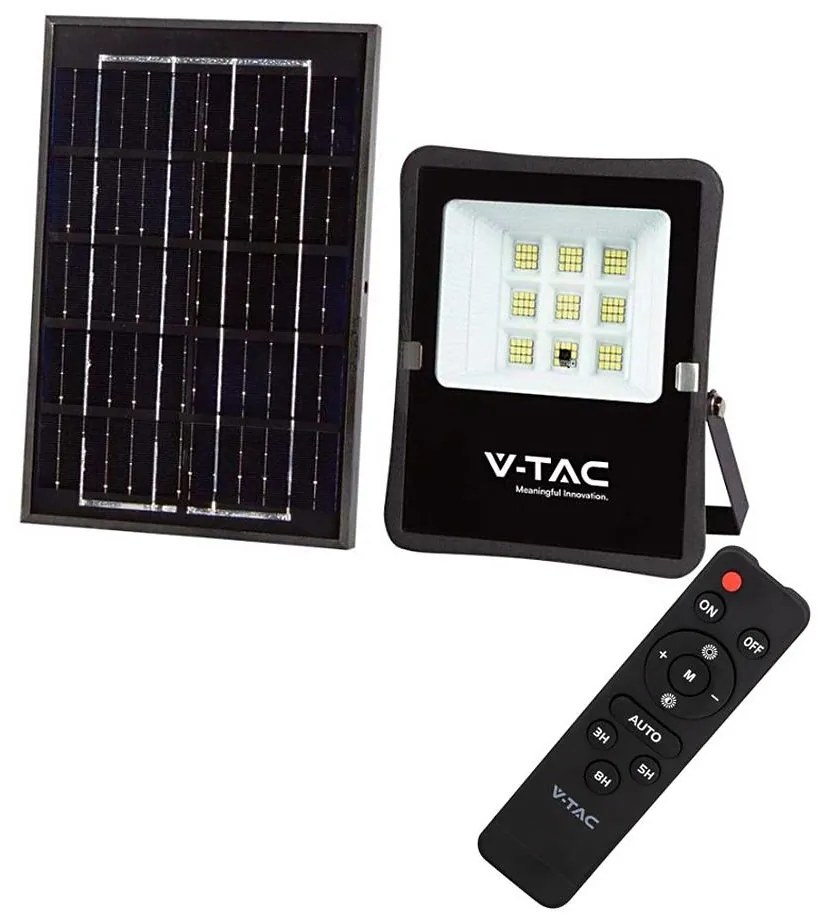 LED външен соларен прожектор LED/6W/3,2V 4000K IP65