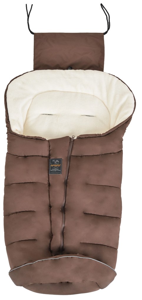 Cangaroo  -  Термочувал за количка Fluffy кафяв