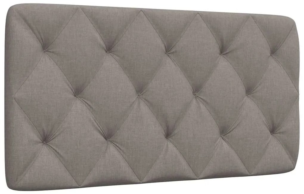 4019209 vidaXL Мека табла за легло, таупе, 100 см, плат