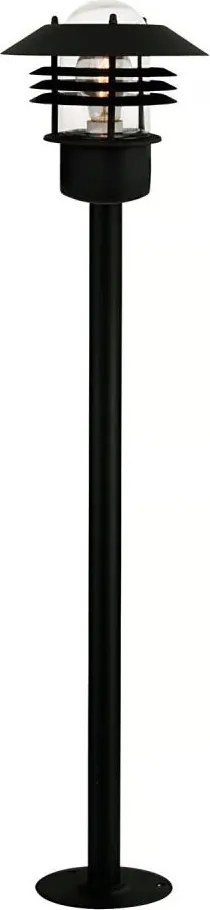 Nordlux - Външна лампа VEJERS 1xE27/60W/230V IP54 черна 92 см