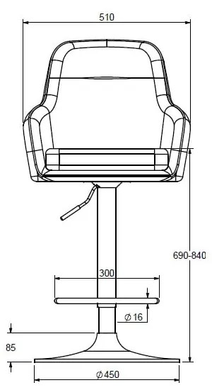 Кремави бар столове в комплект 2 бр. (височина на седалката 69 cm) Avola – Unique Furniture