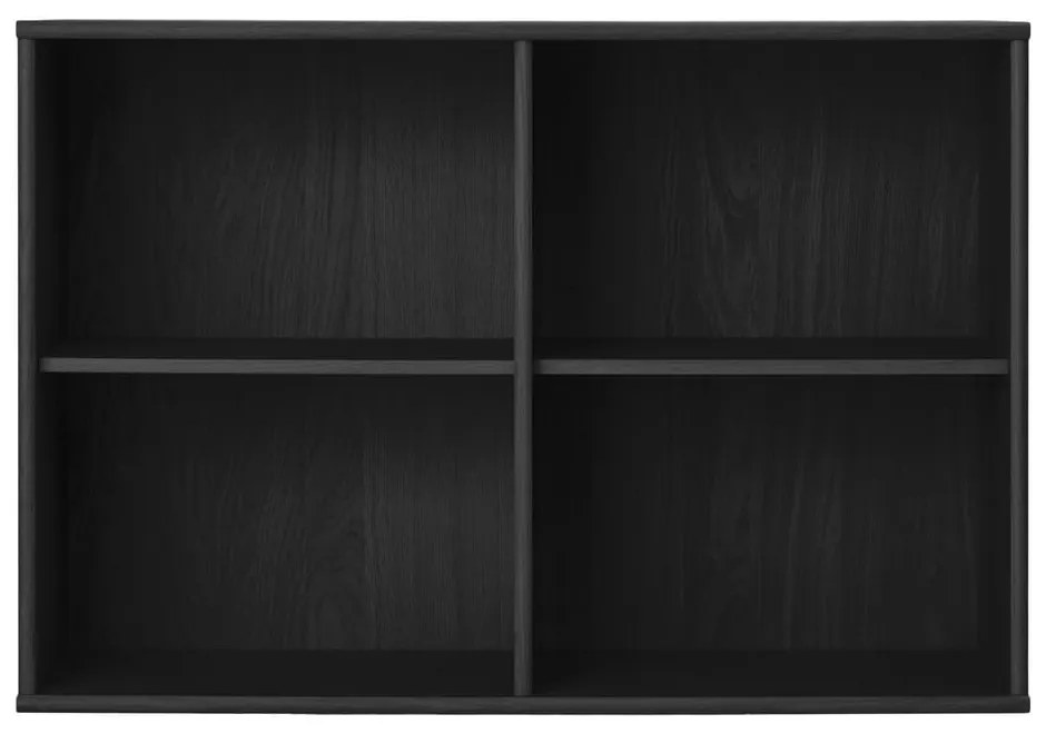 Черна висяща библиотека от декор от ясен 89x61 cm Mistral – Hammel Furniture