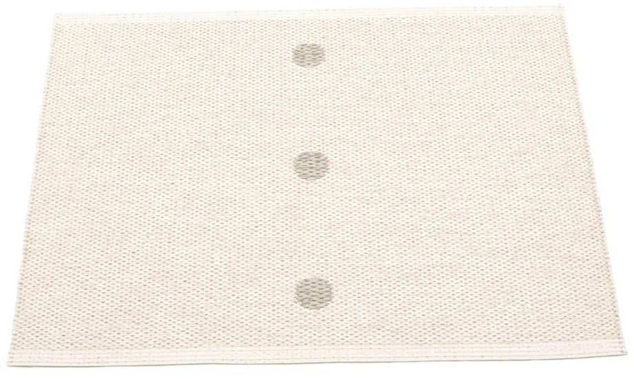 Бежов и кремав килим за открито и закрито 70x60 cm Peg Linen Vanilla – Pappelina