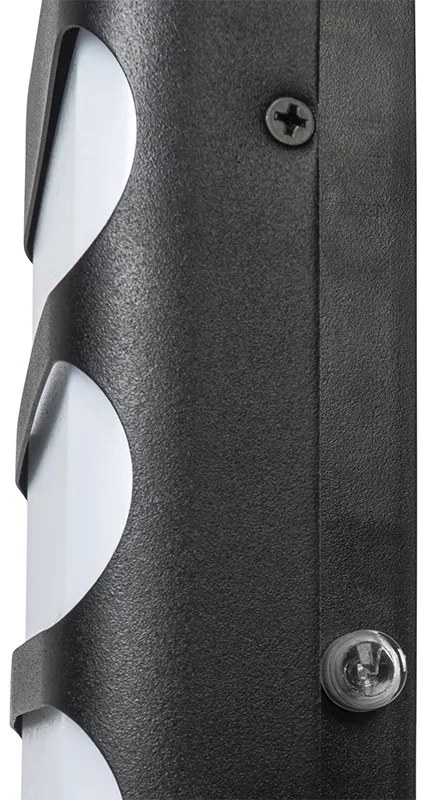 Външна стенна лампа черна с LED с датчик за светлина/тъмнина - Gaev