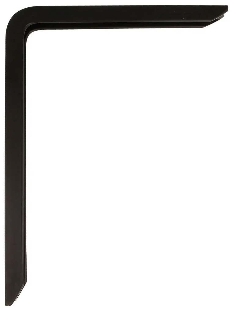 Статив за стена AMIG 4plus-21110 Рафтове Черен Алуминий (25 x 15 cm)