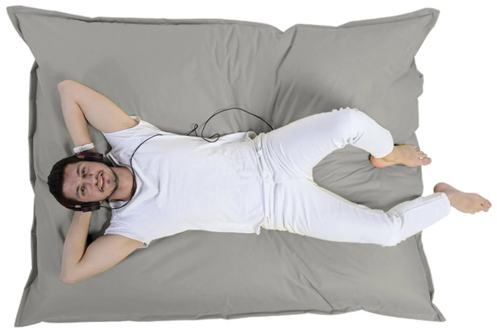Градински пуф Giant Cushion 140x180, цвят Сив