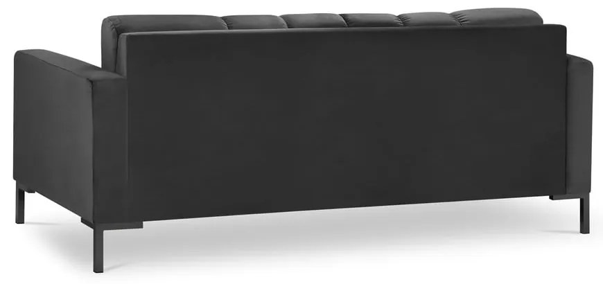 Тъмносив кадифен диван Bali - Cosmopolitan Design