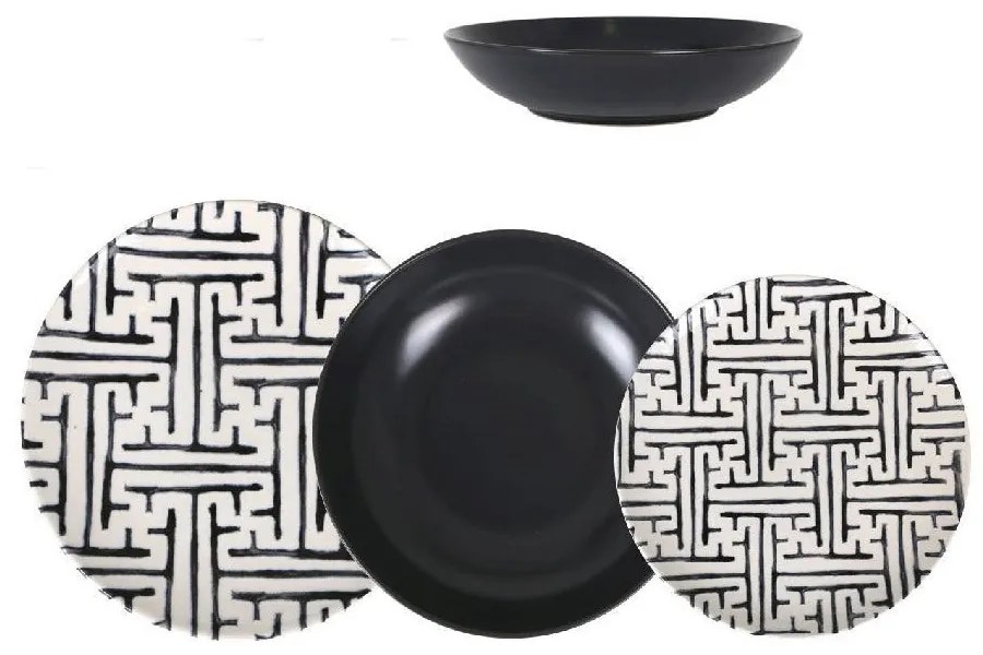 Сервиз за хранене LA MEDITERRANEA Labirint 2, 18 части, Порцелан