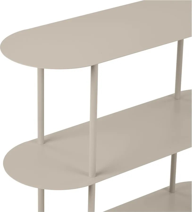 Бежов метален стелаж 90x81x31 cm Rieti – House Nordic