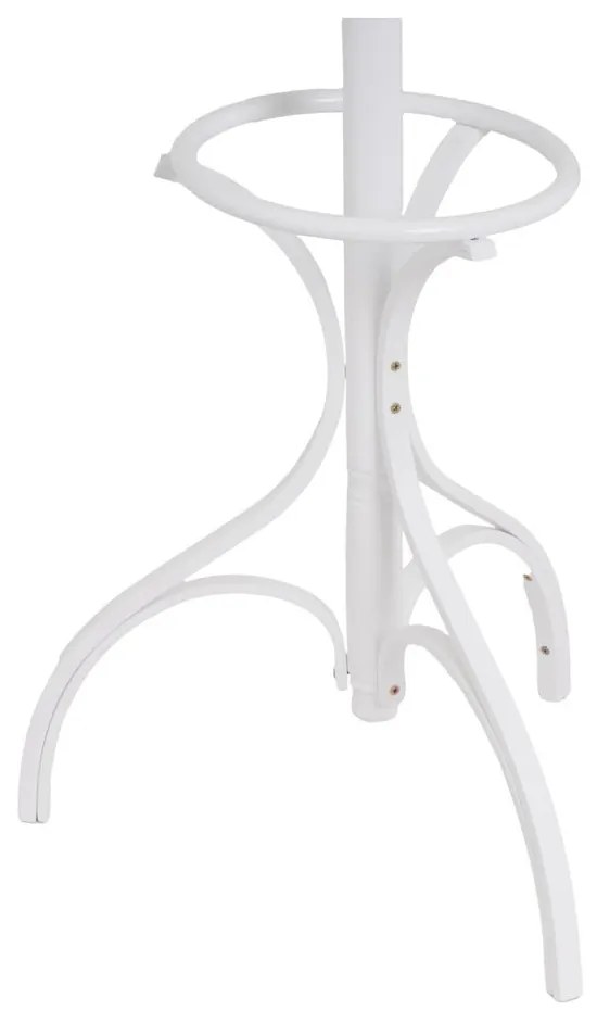 Бяла стойка за връхни дрехи от масивна топола Thonet – Casa Selección