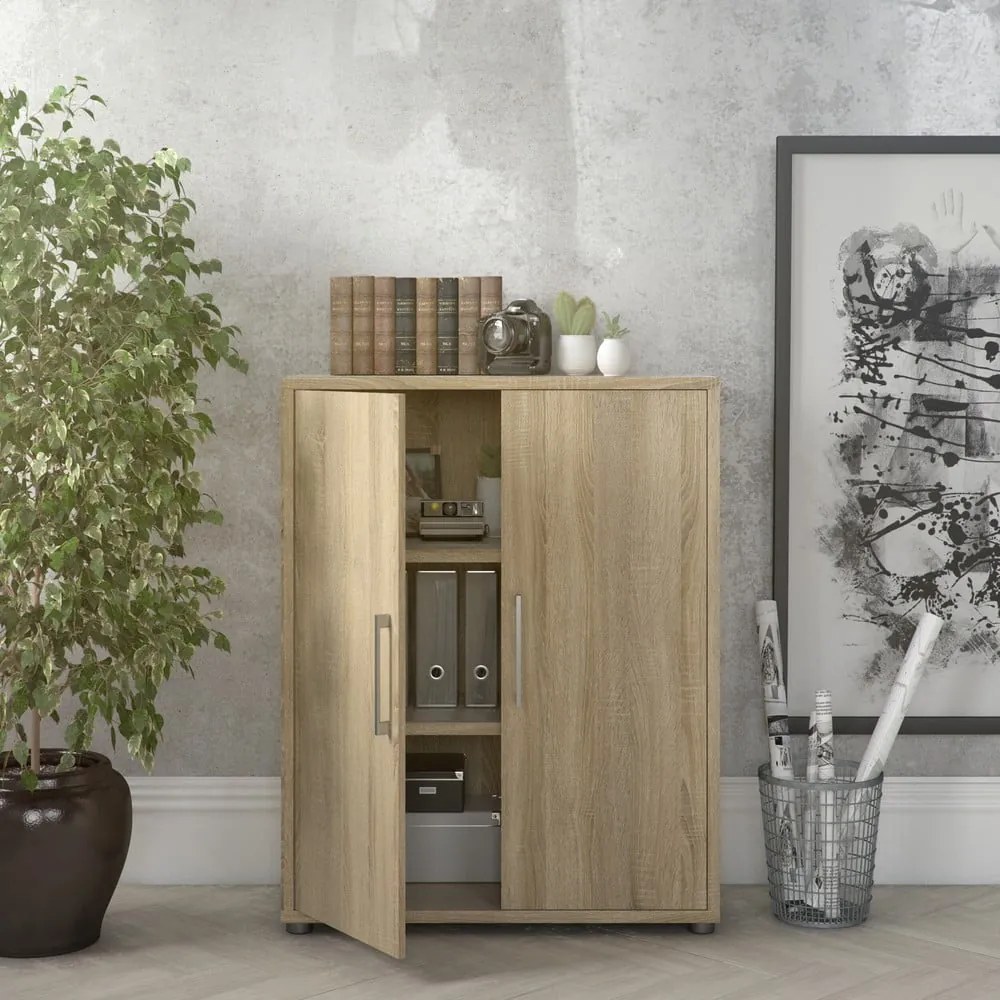 Компонент - врата от дъбов декор в естествен цвят 84x105 cm Prima – Tvilum