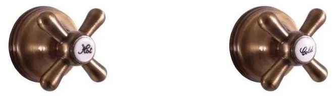 RAV Slezák MK183SM - Душ смесител за вграден монтаж MORAVA RETRO, античен месинг