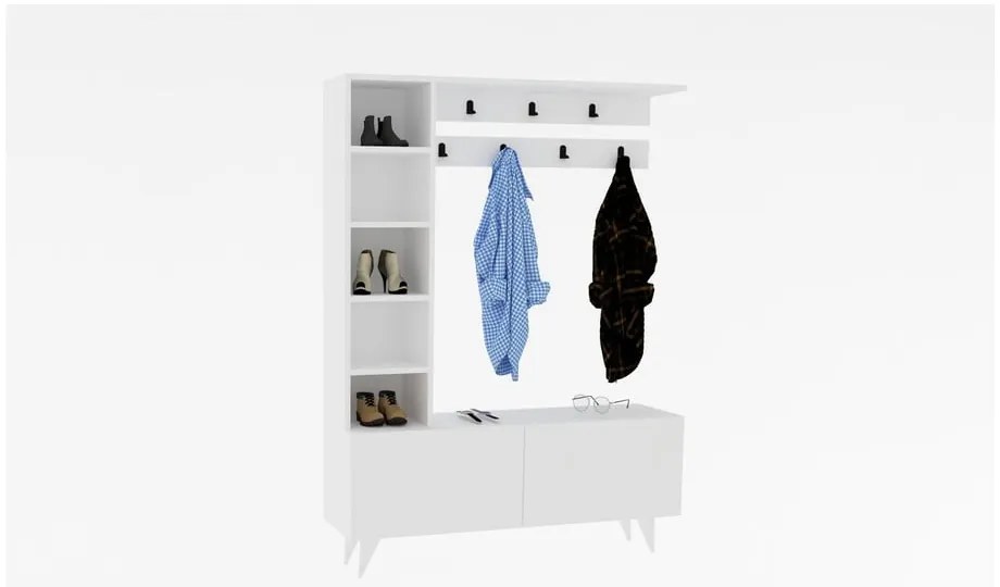 Комплект за коридор в бял цвят Bahar - Kalune Design