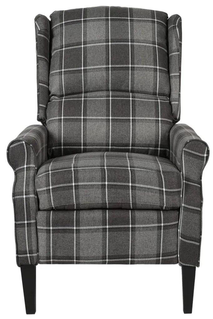 329304 vidaXL Масажен наклоняем стол, сив, текстил