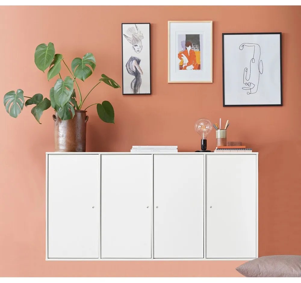 Бели стени на гърдите Hammel , 136 x 69 cm Mistral Kubus - Hammel Furniture