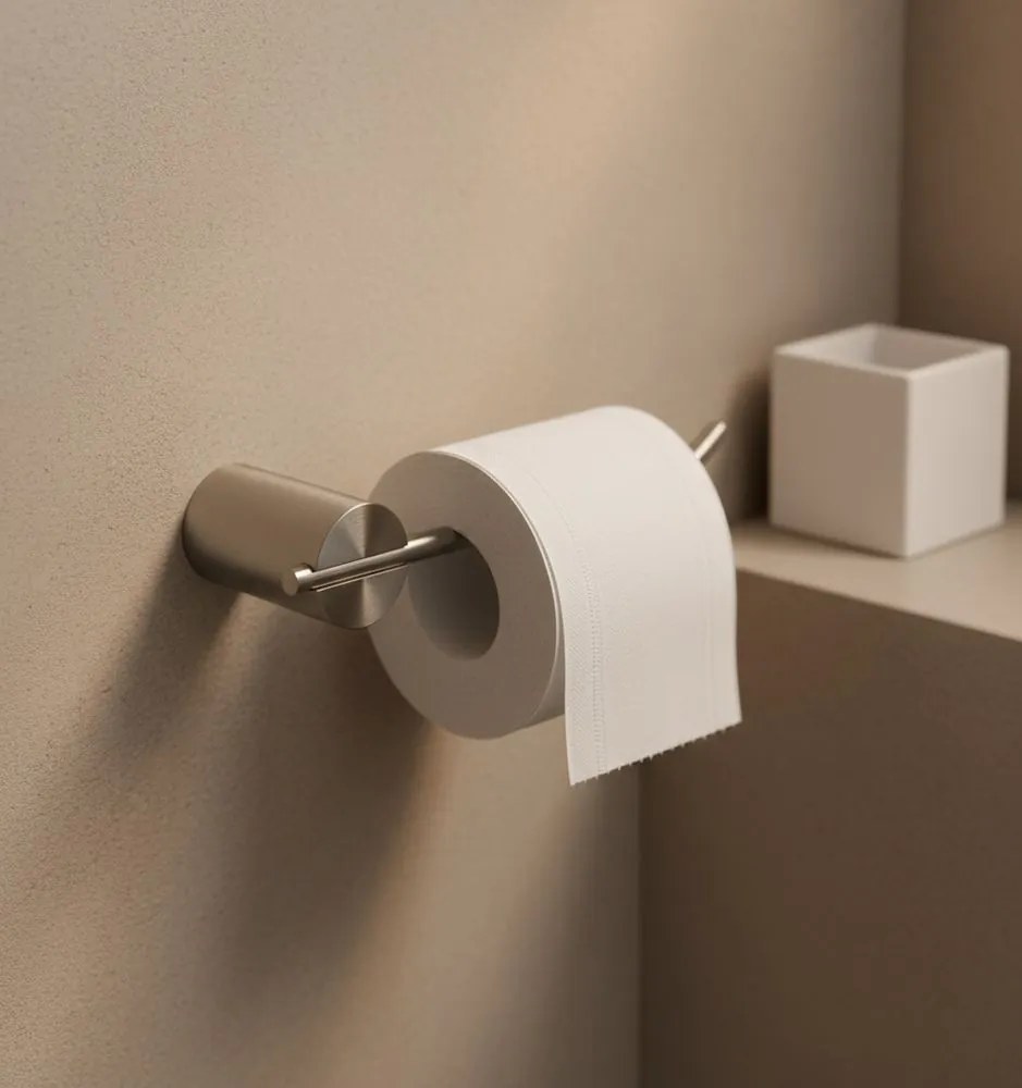 Поставка за тоалетна хартия Tomi 5809 Brush Nickle