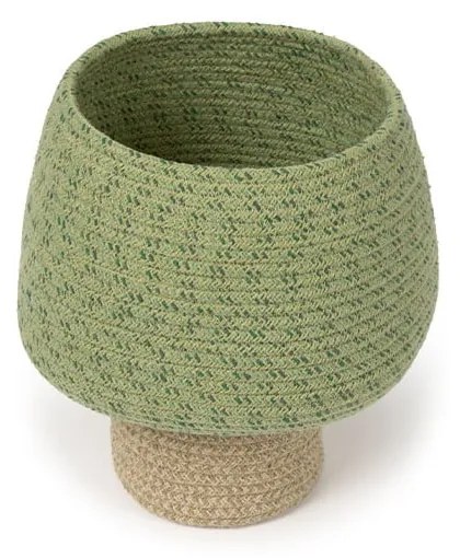 Зелена текстилна детска кошница за играчки ø 25x36 cm Big Tree – Lorena Canals