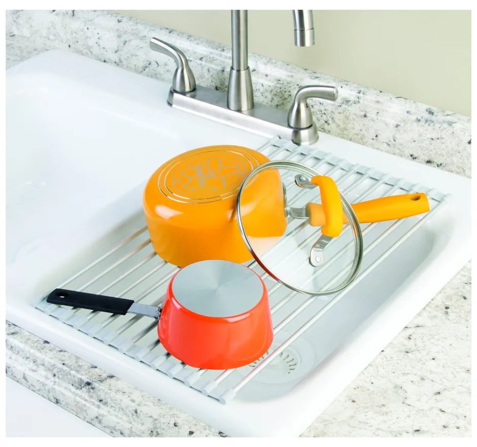 Алуминиева решетка за отцеждане в сребристо Metro - iDesign