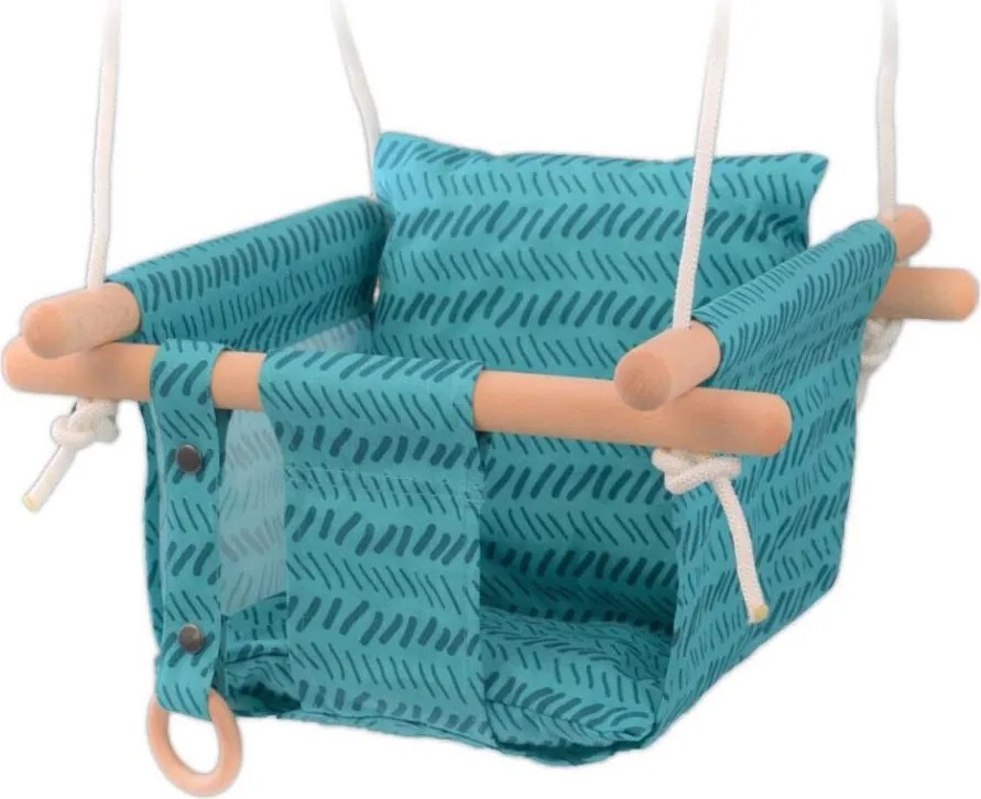 2Kids Toys - Детска текстилна люлка тюркоаз