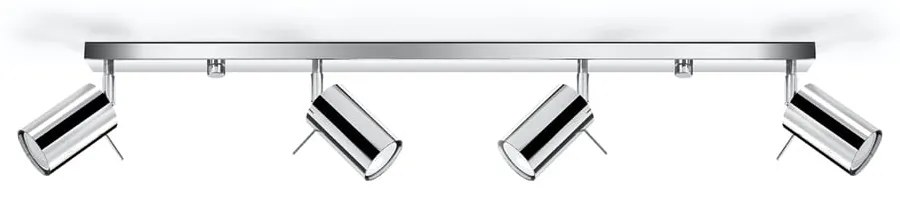 Таванна лампа в сребристо 4L Etna - Sollux