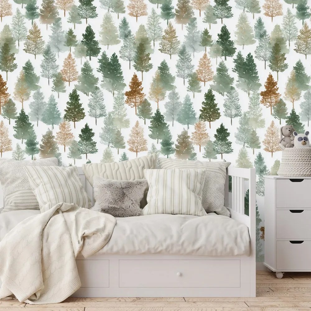 Тапет – Пъстроцветни горски дървета