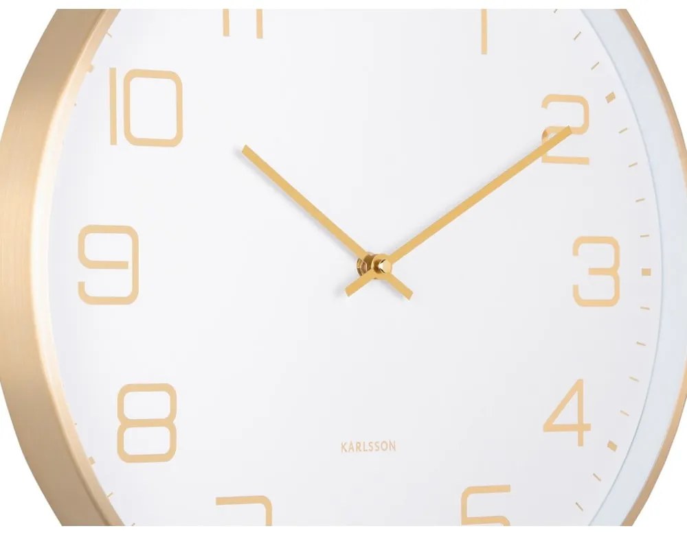 Стенен часовник ø 40 cm Elegance Glow – Karlsson