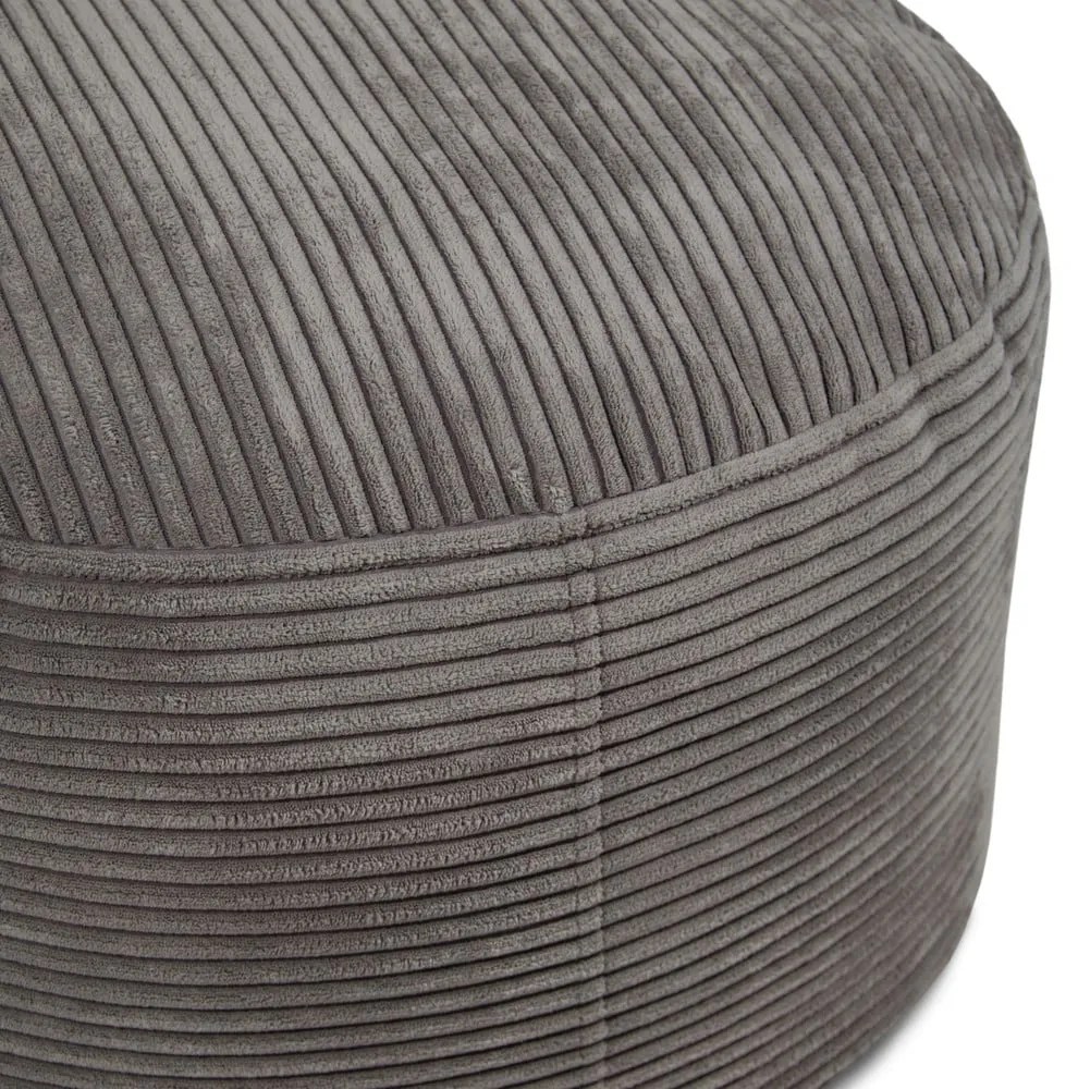 Синя табуретка от рипсено кадифе Om 60 – SLOWDOWN