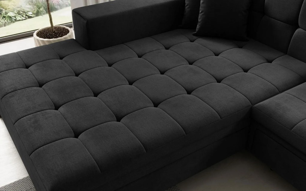 Ъглов диван Gessola-Left-Anthracite