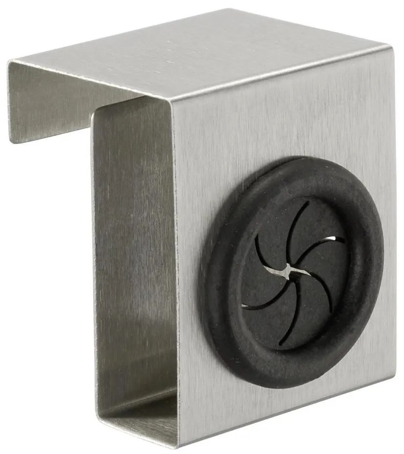 WENKO 4368060100 - Кука PUSH 5x6 cm сребриста/черна