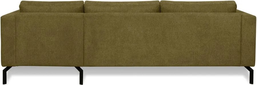 Ъглов диван в цвят горчица (ляв ъгъл) Gomero – Scandic