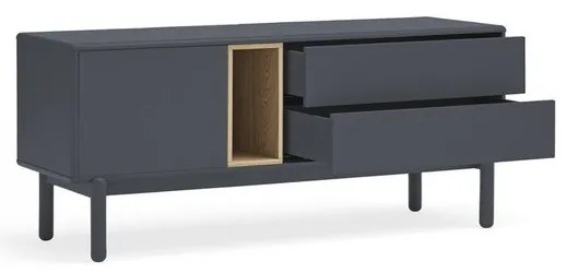 Тъмно сива ТВ масичка 140x56 cm Corvo - Teulat