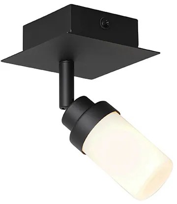 Модерен баня прожектор черен IP44 - Japie