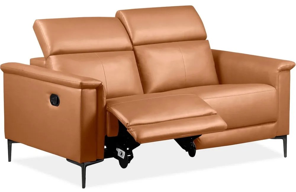 Кафяв диван от изкуствена кожа 160 cm Lund – Støraa