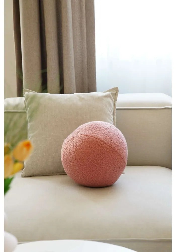 Декоративна възглавница от букле ø 25 cm Top – Mioli Decor