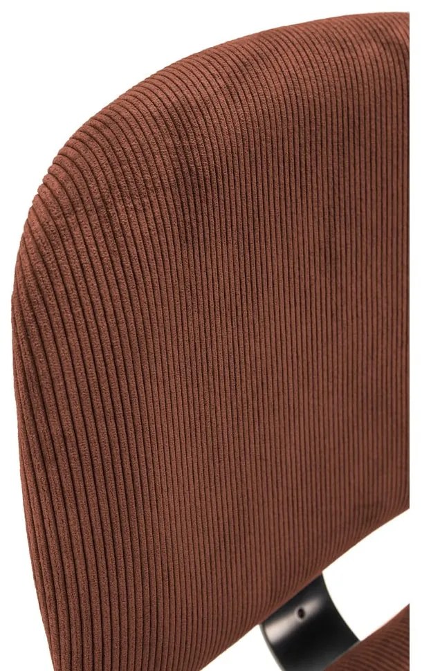 Бар столове в цвят бордо в комплект от 2 броя (височина на седалката 64 cm) Arus - Marckeric