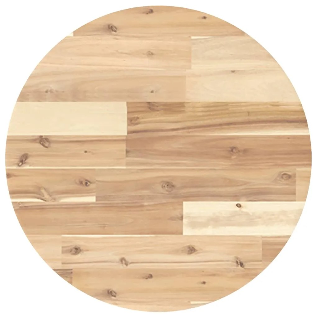 4008689 vidaXL Плот за маса, кръгъл, Ø50x4 см, акациево дърво масив