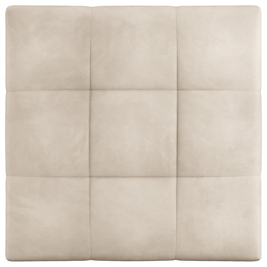 Бежов кадифен диван модул Rome Velvet - Cosmopolitan Design