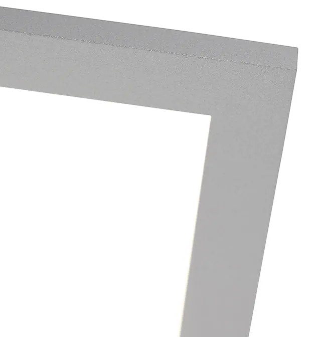 Модерна таванна лампа стомана с LED 80 см - Liv