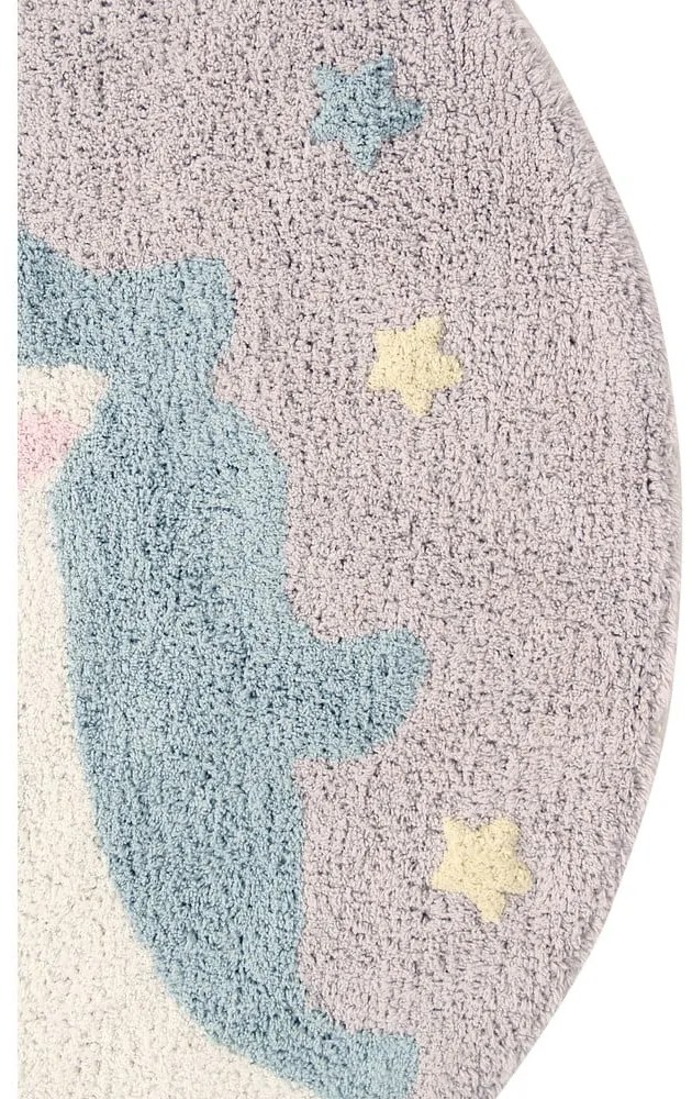 Памучен ръчно изработен детски килим подходящ за пране ø100 cm Believe in Yourself – Lorena Canals