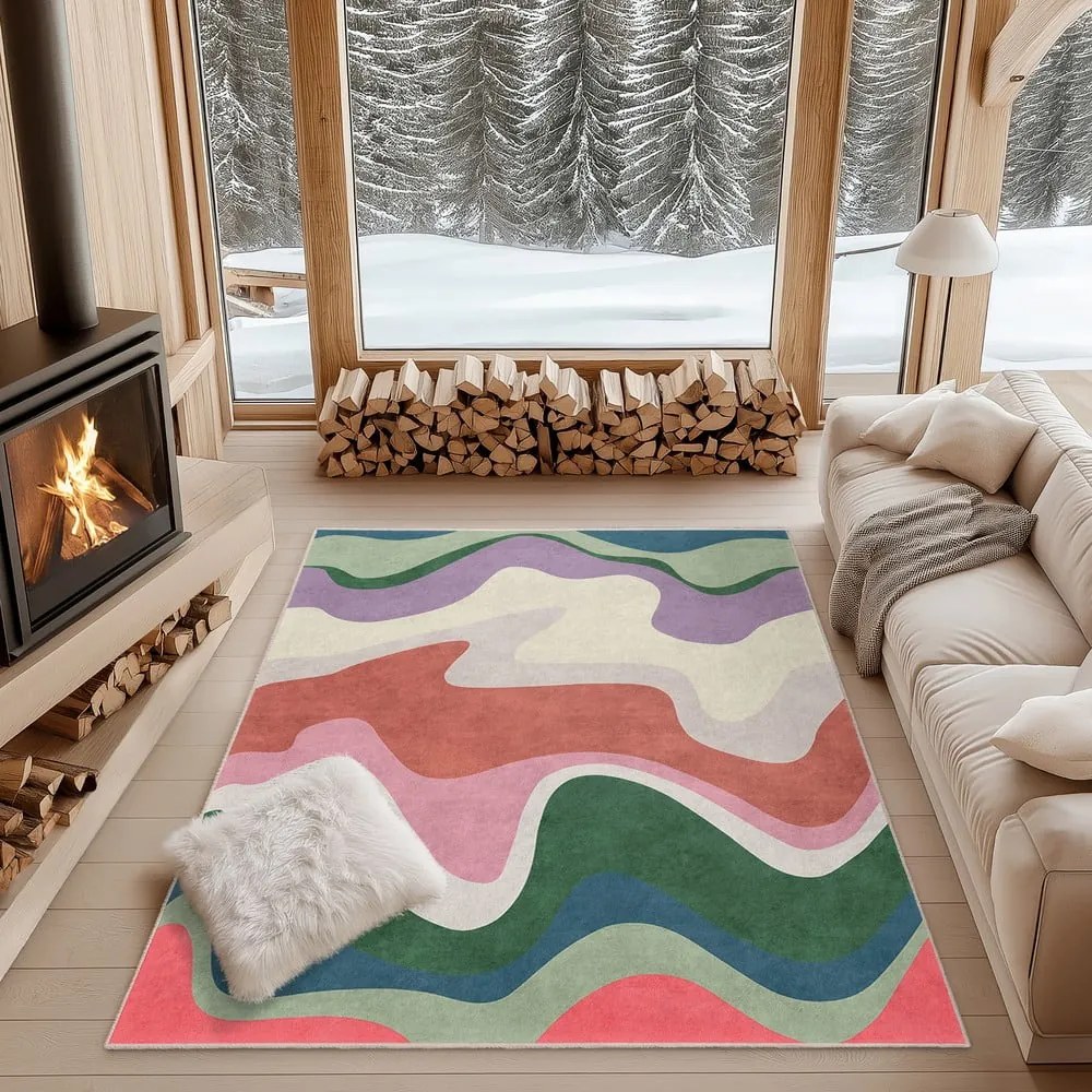 Килим подходящ за пране 160x230 cm Squiggly Breeze – Mila Home