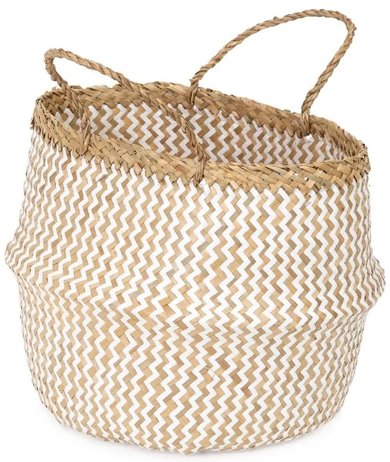 Кошница за съхранение от светла морска трева , ⌀ 35 cm Zic Zac - Compactor