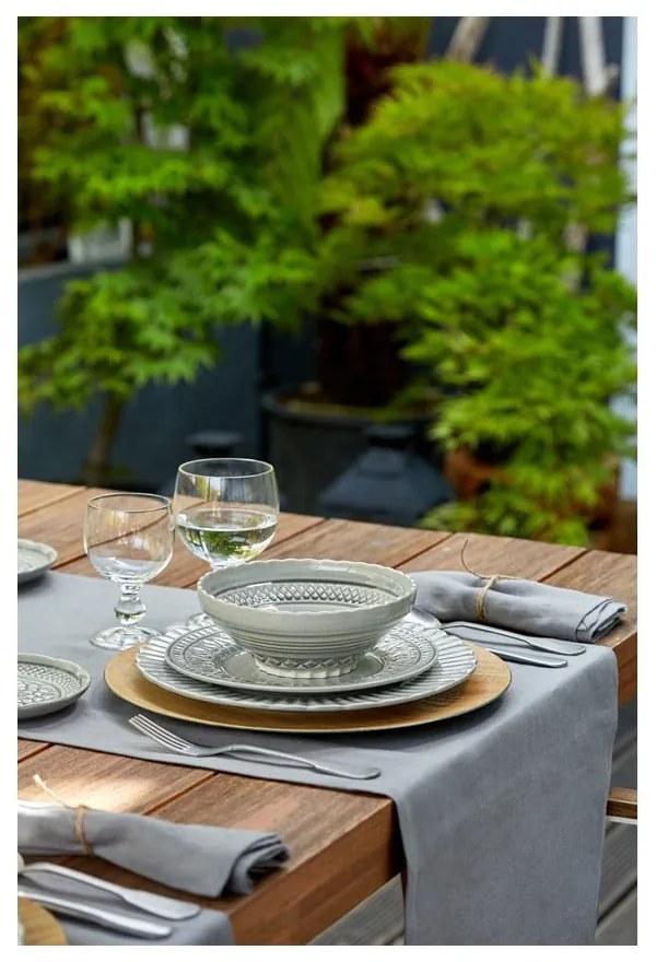 Купа от сив фаянс , ⌀ 18 cm Cristal - Costa Nova