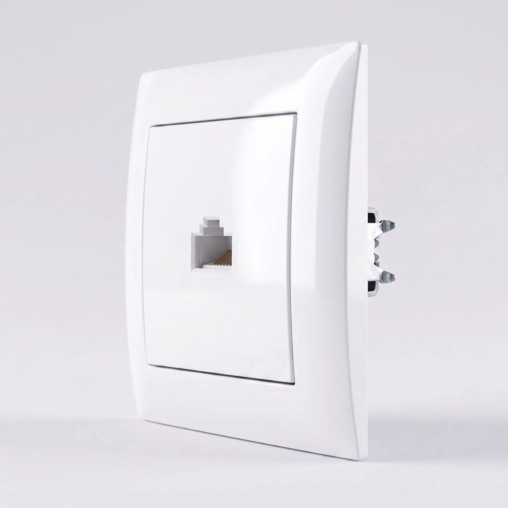 Розетка RJ45 OSTE JNH010-S WHITE